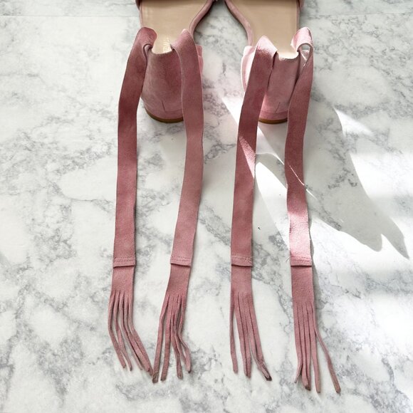 Stuart Weitzman Corbata Sandal in Pink - Picture 11 of 12